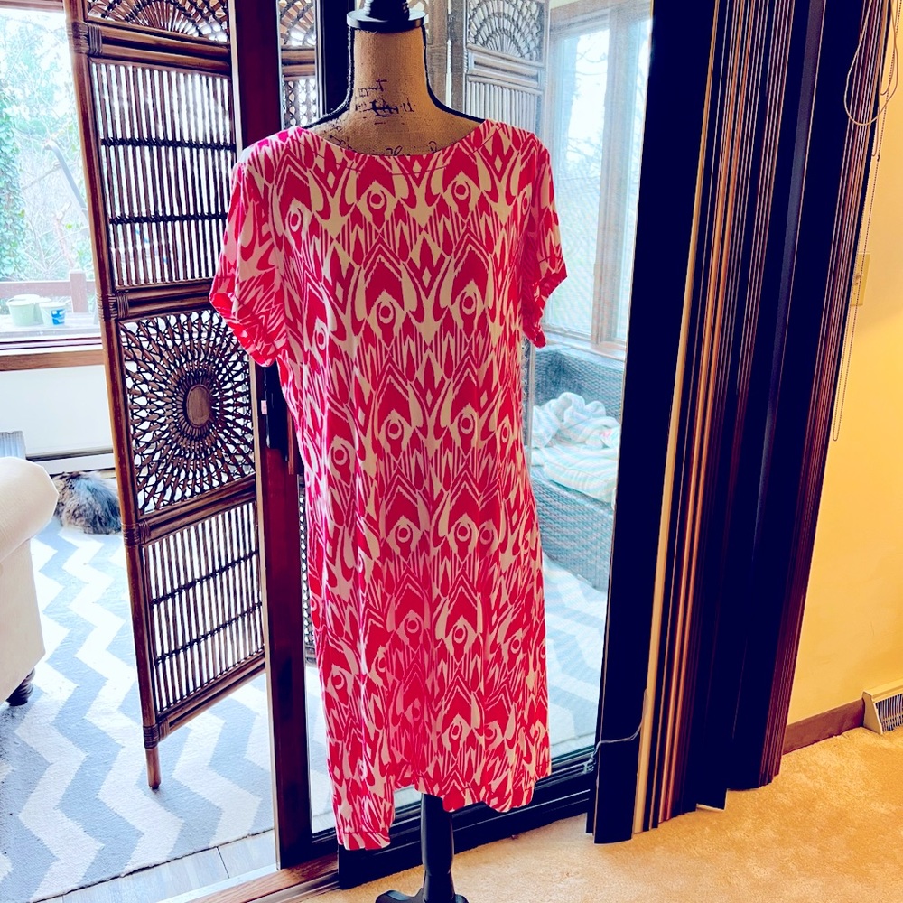 Hatley Pink & White Dress, Size XL
